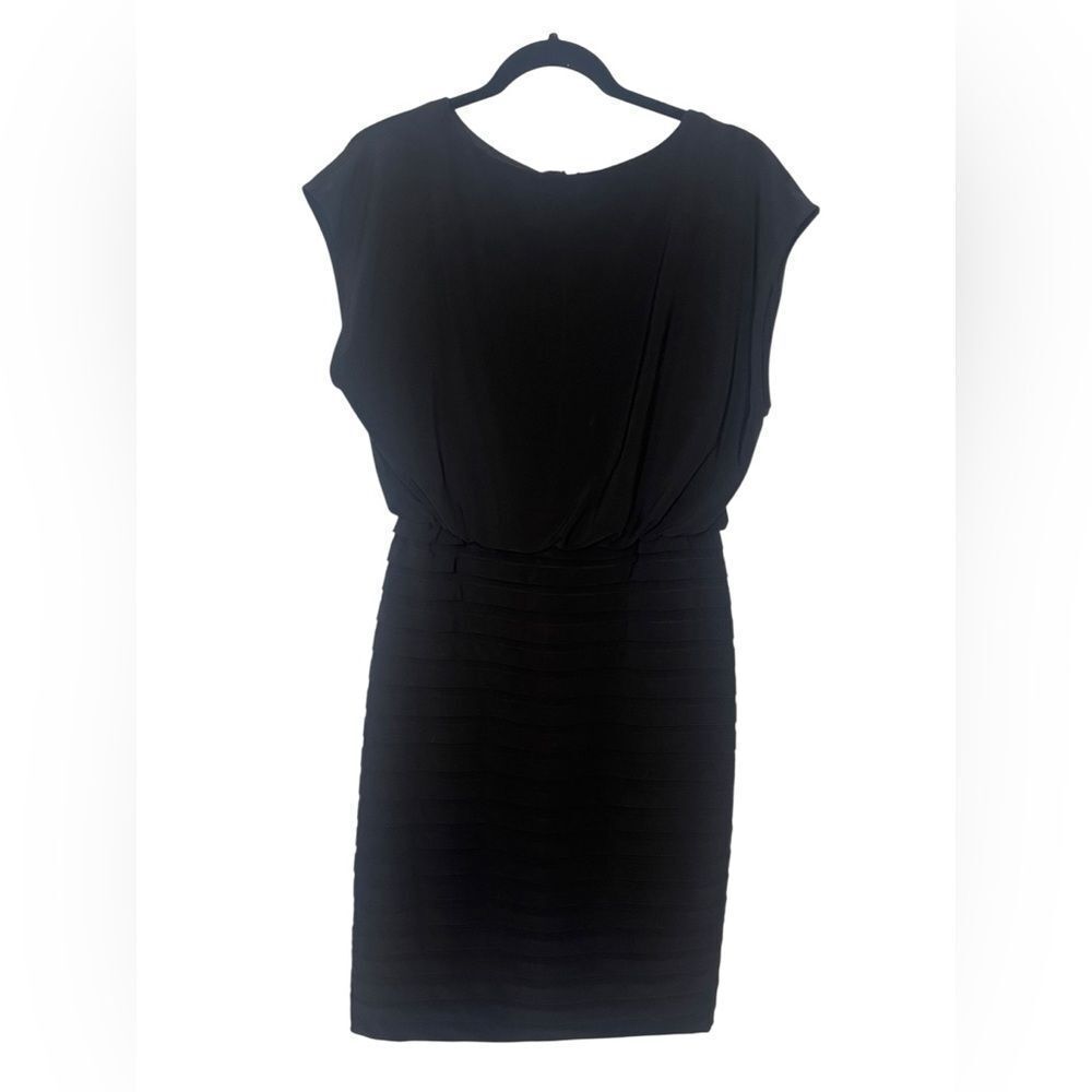 ADRIANNA PAPELL CLASSIC SHEATH KNEE LENGTH PARTY DRESS WOMENS SIZE 6 - Picture 1 of 9